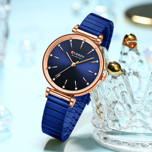 Reloj Curren 9081 Acero Mujer Elegante